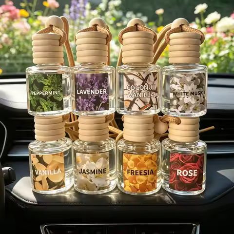 8ml car air freshener deodorizer, made with botanical essential oils, long-lasting fragrance. Multi-