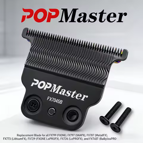 POPMaster Metal-Injection Molded Deep-Tooth T-Blade for Trimmers Replacement Blade for All FX799 (FX