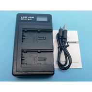 BP-718 BP-727 BP718 BP727 LCD USB Battery Charger For Canon VIXIA HF R30 M50 M52 M56 M506 R36 R38 R3