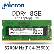 Micron Memory 4GB 8GB 16GB DDR4 RAM PC4 SO-DIMM RAM 2133MHz 2400MHz 2666MHz 3200MHz Notebook for Mem