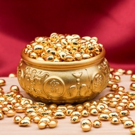 Brass Cornucopia Lucky Pot Ornaments Lucky Pot Crafts Sand Gold Small Ingot Solid Brass Five Fortune