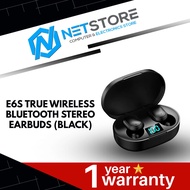 E6S TRUE WIRELESS BLUETOOTH STEREO EARBUDS (BLACK)