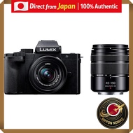 Panasonic Compact Lightweight Mirrorless Camera Lumix Double Zoom Lens Kit Black DC-G100DW-K【Japanes