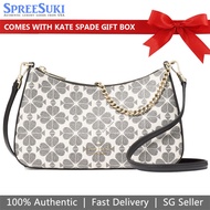Kate Spade Handbag In Gift Box Spade Flower Crossbody Bag Sling Black Multi # KI381
