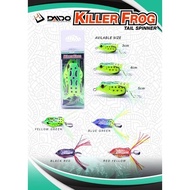 DAIDO Killer Frog Soft Bait for Rivers, Swamps, Ponds, Durable Rubber 4cm