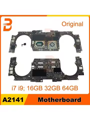 Original Laptop A2141 Motherboard For MacBook Pro Retina 16" A2141 Logic Board with Touch ID i7 i9 5