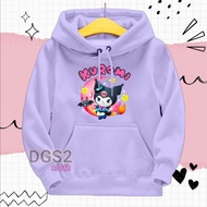Sweater Hoodie Anak Perempuan KUROMI Lucu /Jaket Switer Anak Cewek Umur 2 3 4 5 6 7 8 9 10 11 12 13 