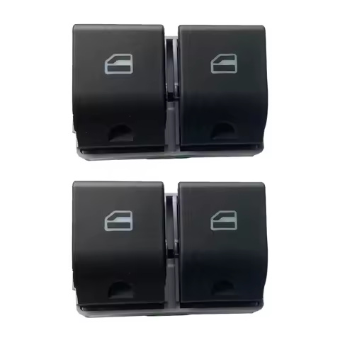 1/2PCS Front Power Window Control Switch Button For VW Polo 4 9N Sedan Vento Gol Fox Seat Ibiza 6L C