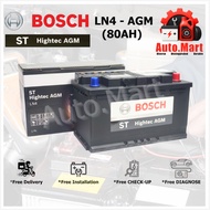 Bateri Kereta / Car Battery - Bosch ST Hightec - AGM - LN4 - 80AH