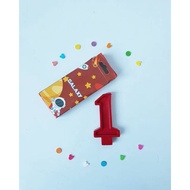 LILIN SMALL GALAXY CANDLE NUMBER 1 - BIRTHDAY CANDLE