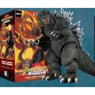 NECA 2001 Edition Godzilla 7 Inch Big Monster Total Attack Super Movable Dinosaur Reprint New Box