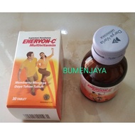 Enervon C contains 30 multivitamin tablets for Enervon C glass bottles