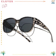 CLEVERHD Driving Sunglasses, Round Frame Y2K Fit Over Sunglasses, Fashion Retro UV Protection Wear O