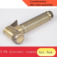 YQ4 Antique Brass Handheld Bidet Spray Shower Set Copper Bidet Sprayer Lanos Toilet Bidet Faucet Lavatory BD123