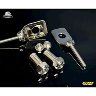 Salaya Dream Wave & RS 618 Racing Stainless Steel 304 CNC Chain Booster Set