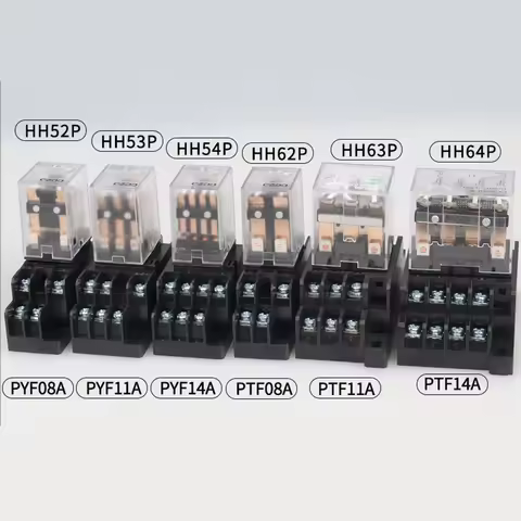 10 PCS For Wholesale Miniature Control Relays Small Intermediate Relay AC 12V DC C24 AC220 HH52P HH5