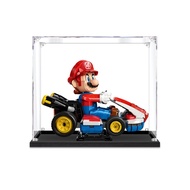 Clear Acrylic Display Case for Lego 72037 Mario KartTM – Mario & Standard Kart Collector Showcase