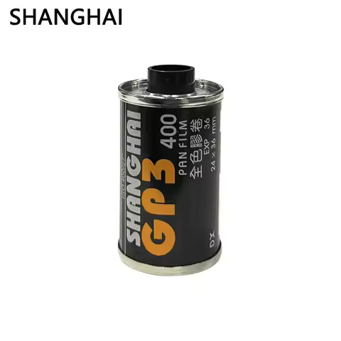 36 Sheets Film ISO 400 Negative Film 1/2/5/8 Rolls SHANGHAI 135 Black And White GP3 400 For Fujifilm