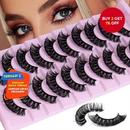 10 Pairs Russian Volume Lashes Dd Curl Faux Mink Eyelash Extensions (Dd Curl | 15-18Mm)