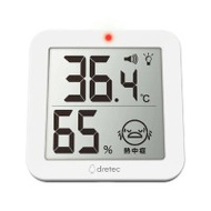 Dretec O-451WT 環境溫濕度計 - 白色 | 顯示最大/最小溫度/濕度 | 香港行貨