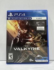 【貝拉電玩】PS4 VR  EVE VALKYRIE 瓦爾基里 女武神 星戰前夜 英文美版 中古遊戲 二手片 VR專用