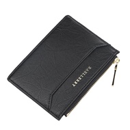 Card Holder Portable Multi-card-bit Ultra-slim Smooth Zipper Multi-function Storage Lightweight Faux Leather Credit ID Card Holder Daily Use Light Men Wallet