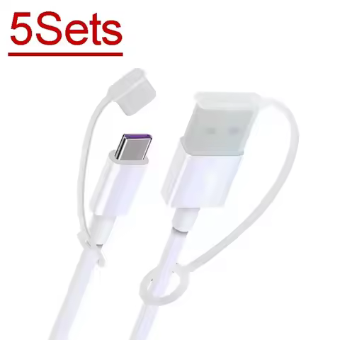 Anti-lost USB Type C Data Cable Silicone Dust Plug Cover Universal Type-C Cable Sleeve Protector for