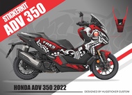Hugsticker สติ๊กเกอร์ติดรถ สติ๊กเกอร์ ADV 350 ลายยักษ์ (YAK)