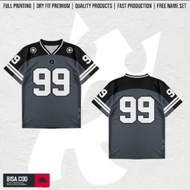 vintage 90s style jersey 99 series oversize suporter/stretwear terbaru free Nick name logo dan spons
