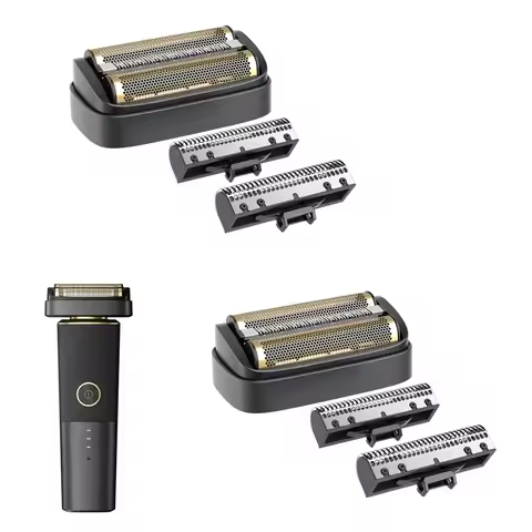 Shaver Replacement Foil & cutter Compatible with Andis 17300 reSURGE Electric Shaver, Black