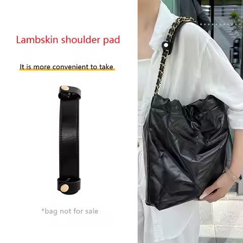 Leather Bag Shoulder Pads For Chanel 22 Decompression Shoulder Rest Anti-strangulation Wide Leather 