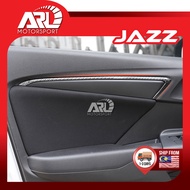Honda Jazz Fit GK GK5 T5A 3rd Door Panel Decoration Lining Carbon Fiber Matt Red For Jazz (2014 - 2021) ARL Motorsport C