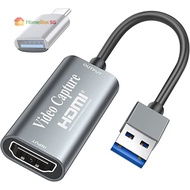 HomeBox SGVideo Capture Card, Video Recording Card Wonderful 4K HDMI to 1080P USB  Streaming TV Reco