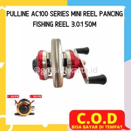 Fishing Reel Fishing Reel Fishing Roller Pulley Fishing Reel Series Mini Fishing Reel 3.0:1 50m PULLINE AC100