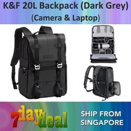 K&F 20L Camera Laptop Backpack Dark Grey KF13.087AV5HT99 G5GM