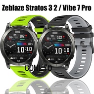 For Zeblaze Stratos 3 2 Vibe 7 pro Strap Smart Watch Silicone Band Wristband Bracelet Belt