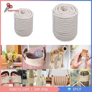 [Prettyia1] Natural Cotton Rope Strong for Pet Toys Rope Basket Tug of War