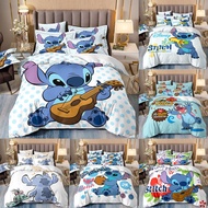 SQ2 Stitch Suit Bed Sheet Quilt Cover Pillowcase Premium Quality Bedding Set Washable Home Bedroom 3