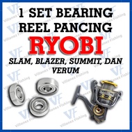 Bearing REEL SET RYOBI BLAZER, SUMMIT, AND MINI VERUM FISHING BEARING SPARE PART LAKER BREAKER ROTOR