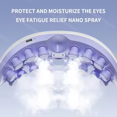 Smart Vibration Eye Massager Relax Strain Dry Eyes and Improved Sleep Eye Care Instrument Bionic Fin