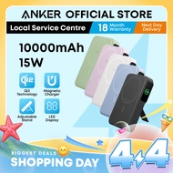 Anker MagGo Power Bank 10000mAh Qi2 15W Magnetic Portable Wireless Charger USB C Fast Charging A1654