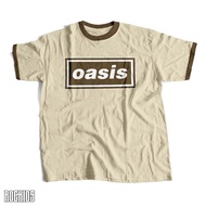 Oasis - ringer tee - oasis adult and children's t-shirts - oasis t-shirts - oasis t-shirts - oasis t