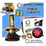 VINYX Z2 LED HEADLIGHT CSP MOTORCYCLE CAR AC-DC H6 /H4 /HS 1 DRIVER 30 WATT