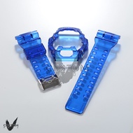 (Vcustom) G8900 JELLY " BLUE " BAND AND BEZEL WATCH STRAPS