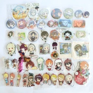 Bungo Stray Dogs - Chuuya, Dazai, Atsushi Rubber Strap Keychain, Acrylic Keychain, Pin / Can Badge