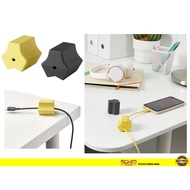 IKEA-HAVSKÅL 2-piece, USB anchor, black/yellow