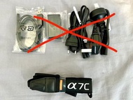 [全新] Sony A7C 原裝火牛&amp; USBC叉電線 及 原裝相機帶