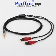 Preffair 8 Core Balanced Pure Silver Plated Earphone Cable For Sennheiser HD580 HD600 HD650 HDxxx HD
