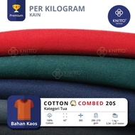 KAIN COTTON COMBED 20S KATEGORI WARNA TUA (BAHAN KAOS)
