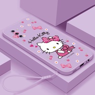 Casing Samsung Galaxy Note 10 Plus Note 10 Lite Note 20 Ultra Note 8 Note 9 Hello Kitty Soft Case Silicone Square Phone Case Camera Full Coverage Shockproof Back Cover
